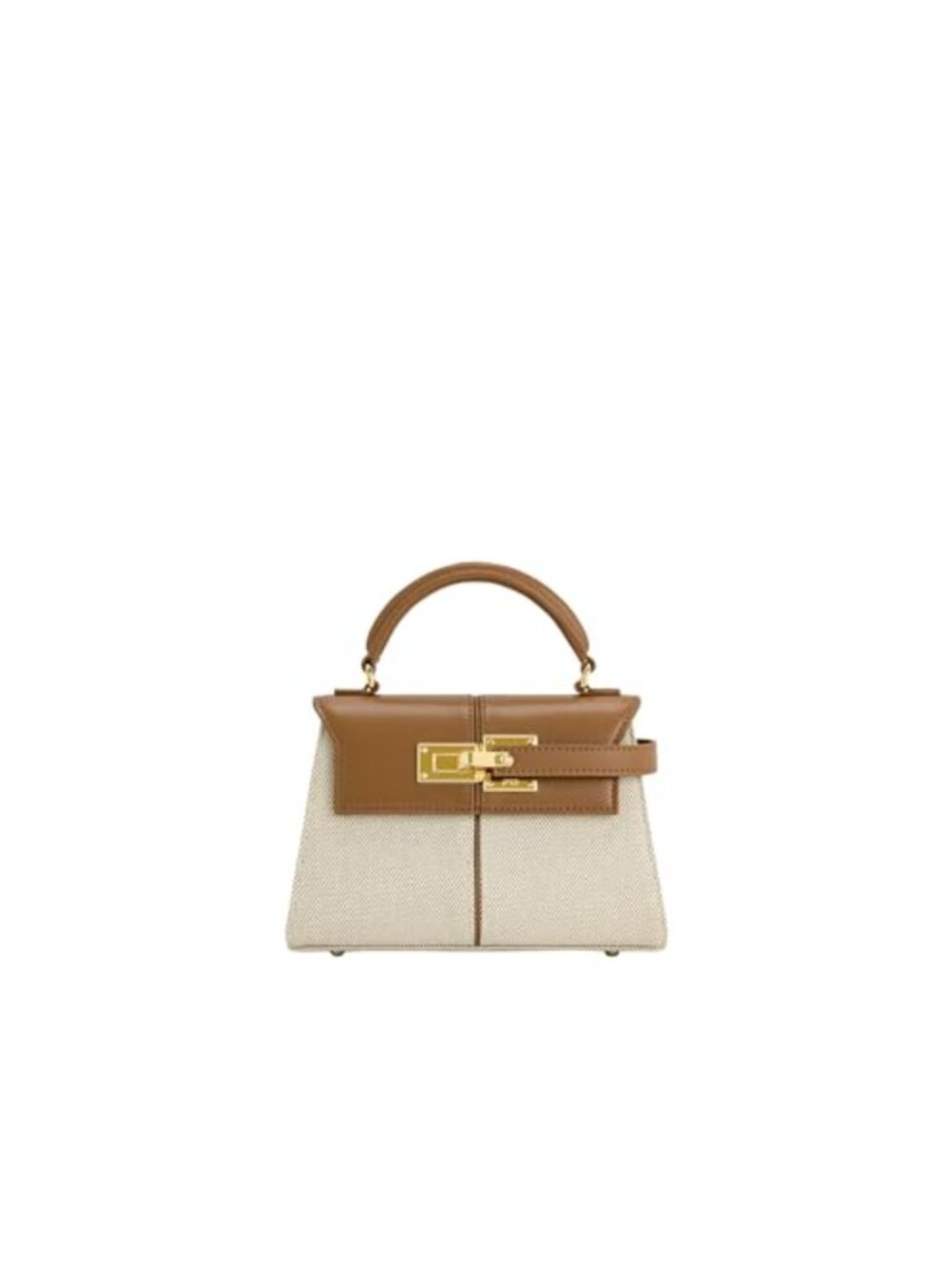 Vegan Leather Top Handle Satchel Crossbody Bag Detachable Strap